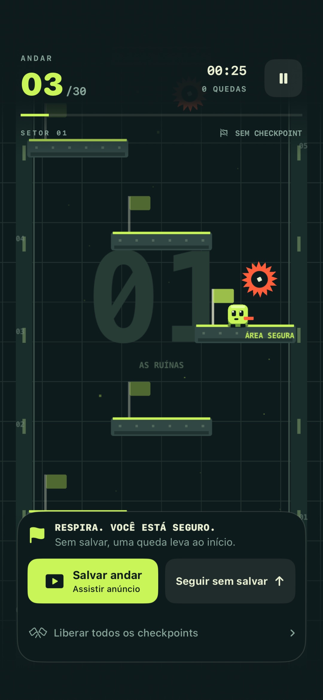 Checkpoint prompt
